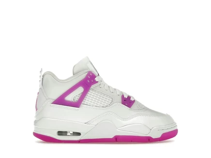 Детские кроссовки Jordan 4 Retro (GS), белые/Hyper Violet