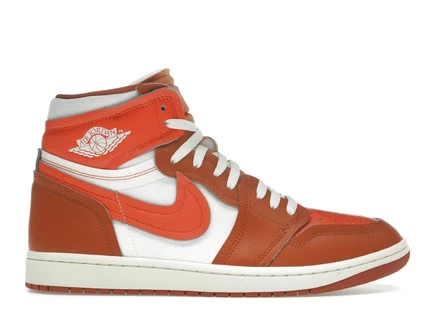 Женские кроссовки Jordan 1 High Method of Make, оранжевые