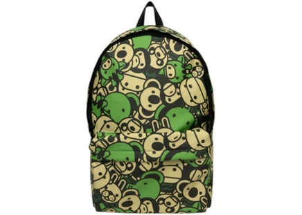 Унисекс рюкзак BAPE Baby Milo из экокожи, яблочно-зеленый