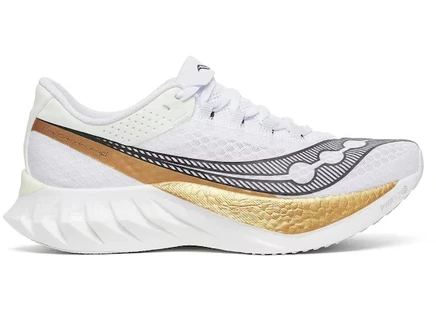 Мужские кроссовки Saucony Endorphin Pro 4, бело-золотые