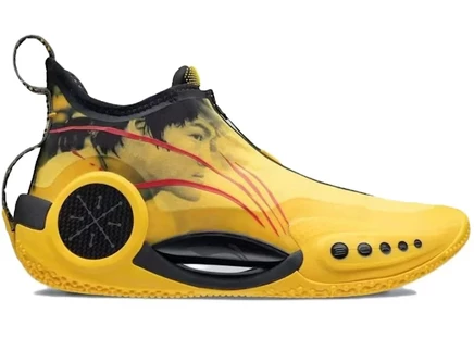 Мужские кроссовки Li‑Ning Way of Wade 9 Bruce Lee, желто‑черные