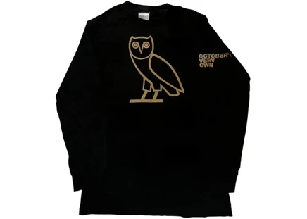 Мужской лонгслив OVO Owl Nothing Was The Same Tour, черный
