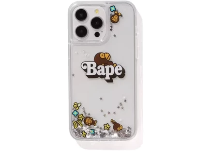 Чехол Bape Baby Milo для iPhone 15 Pro Max, прозрачный