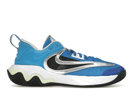 Мужские кроссовки Nike Giannis 3, голубо-желтые