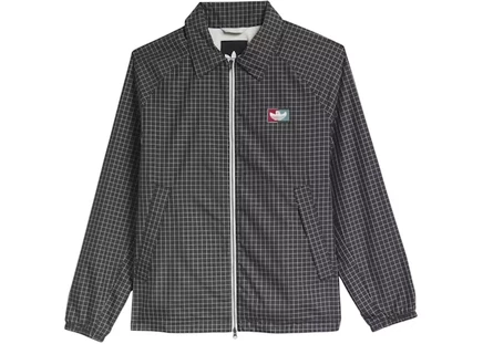 adidas Shmoofoil Dt Coach Jacket Black Alumina black alumina