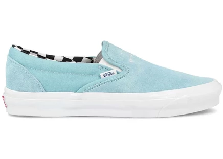 Мужские слипоны Vans Slip-On Ray Barbee, светло-голубые