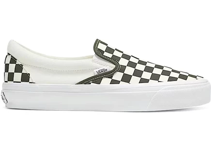 Мужские слипоны Vans Classic Slip-On 98 LX, темно-зеленые