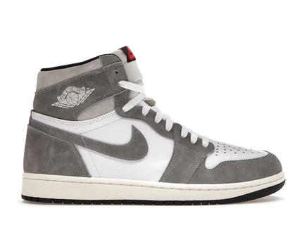 Мужские высокие кроссовки Jordan 1 Retro High OG Washed Black, черные