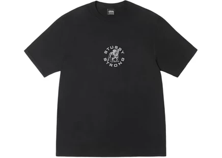 Мужская футболка Stussy Strong Mac пигментная, черная