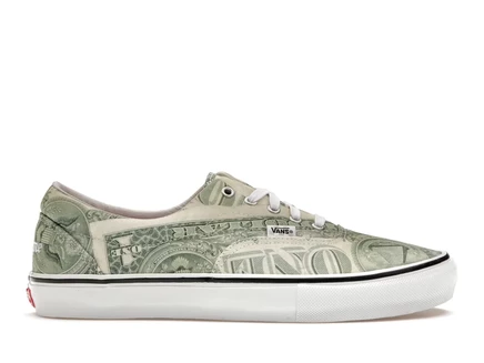 Мужские кеды Vans Skate Era Supreme Dollar, зеленые/белые
