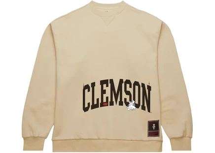 Мужской свитшот Travis Scott Clemson Tigers, бежевый