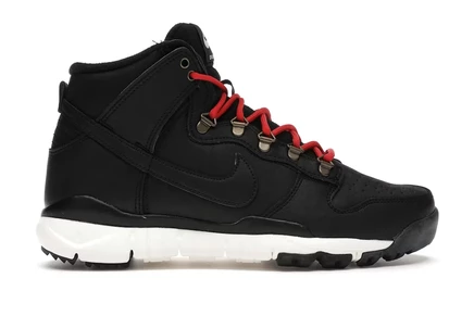 Мужские кроссовки Nike SB Dunk High Boot, черно‑айвори