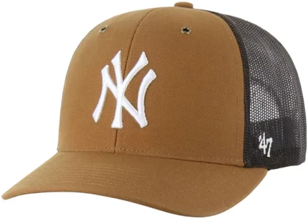 Унисекс кепка 47 Brand x Carhartt Yankees, коричневая