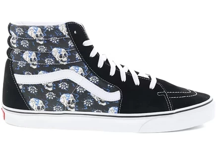 Мужские кеды Vans Sk8-Hi Flash Skulls, черные/белые