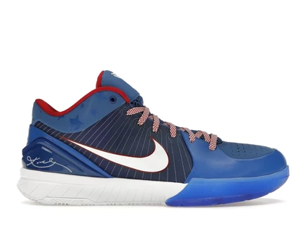 Мужские кроссовки Nike Kobe 4 Protro Philly (2024), сине-бело-красные