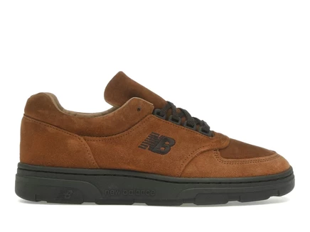 Мужские кроссовки new balance allerdale, коричневые (замша)