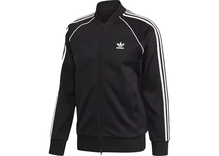 Мужская олимпийка Adidas Primeblue SST, черно-белая