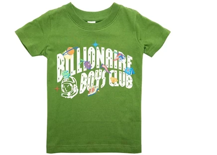 Детская футболка Billionaire Boys Club Hiking, зеленая