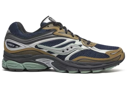 Мужские кроссовки Saucony ProGrid Omni 9, коричневые/тёмно-синие