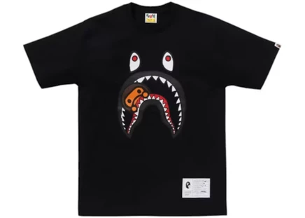 Мужская футболка Bape Milo Shark (Joshua Vides), черная
