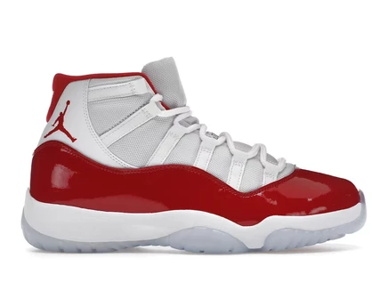 Мужские кроссовки Jordan 11 Retro Cherry 2022, бело-красные