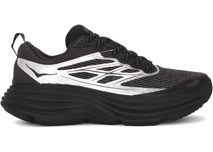 Мужские кроссовки Hoka One One Bondi 8, серебристо-черные