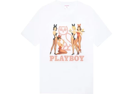 Мужская футболка OVO x PLAYBOY Bunny, белая
