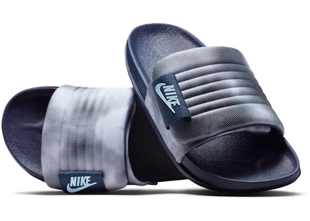 Мужские сланцы Nike Offcourt Slide, темно-синие с серебристым