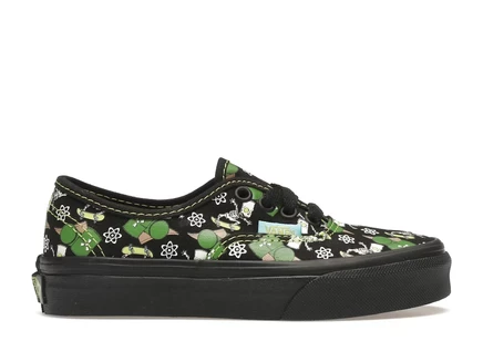 Детские кеды Vans Authentic The Simpsons Glow Bart, черные