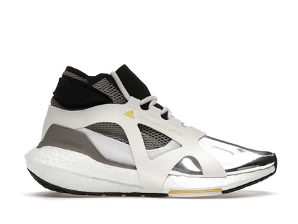 Женские кроссовки adidas ultra boost 21 stella mccartney, серебристые