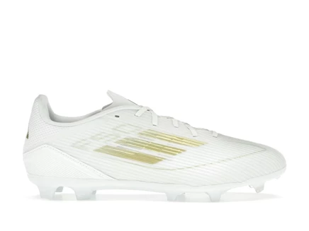 Мужские футбольные бутсы Adidas F50 League, бело-золотые