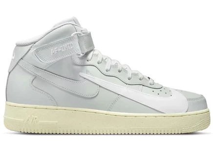 Мужские кроссовки Nike AF1 Mid Copy Paste, серо-белые