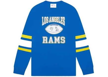 Мужской лонгслив OVO x NFL Los Angeles Rams, синий