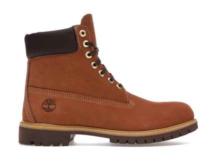 Мужские ботинки Timberland 6″ Premium Waterproof, рыжий нубук