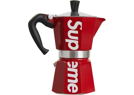 Гейзерная кофеварка Supreme Bialetti Moka Express, красная