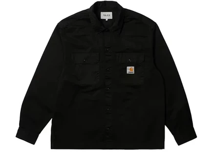 Мужская рубашка Palace x Carhartt WIP Master, выцветший черный