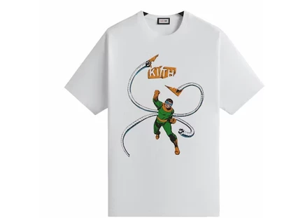 Мужская футболка KITH x Marvel Otto Vintage, белая