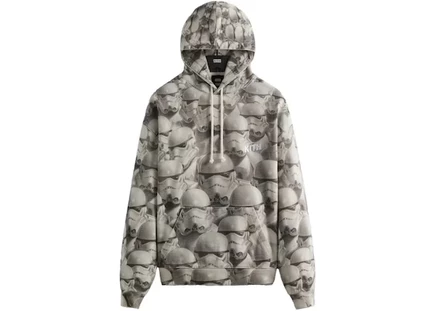 Мужское худи Kith x Star Wars Stormtrooper винтажное, белое