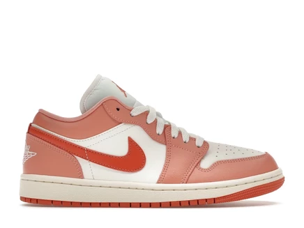 Женские кроссовки Jordan 1 Low Madder Root, бежево-коричневые
