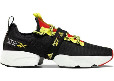 Мужские кроссовки Reebok Sole Fury Boost, черно-зеленo-красные