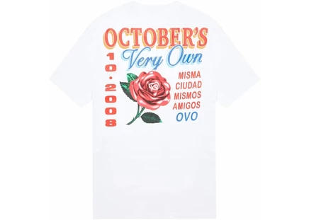 Футболка OVO Rose, белая