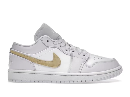 Женские кроссовки Jordan 1 Low Barely Grape, лавандовые/белые