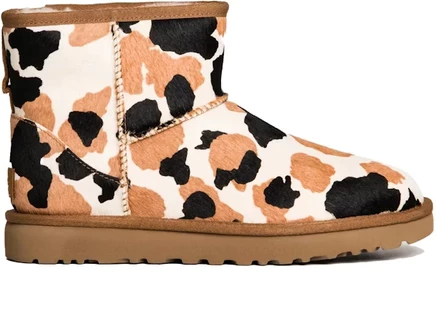 UGG Classic Mini Boot Cow Print (Women's) cow print