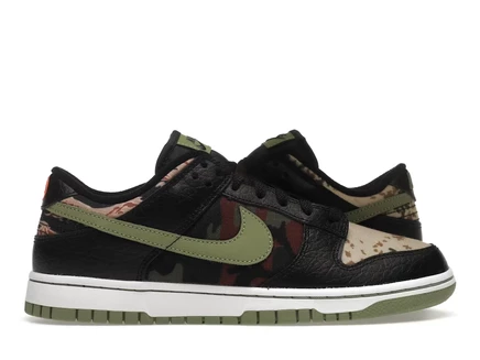 Мужские кеды Nike Dunk Low Crazy Camo, камуфляжные