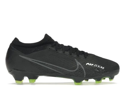 Мужские футбольные бутсы nike zoom mercurial vapor 15 pro fg, черные/белые/volt