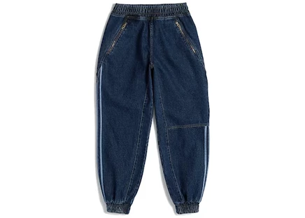 Унисекс спортивные штаны Adidas Ivy Park Denim, темно-джинсовые