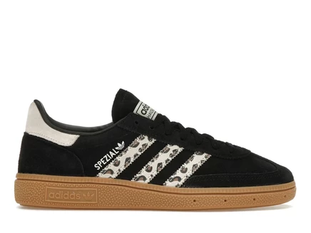 Женские кроссовки Adidas Handball Spezial, черный леопард