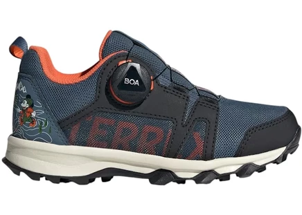 Детские кроссовки Adidas Terrex, стальной/черный/оранжевый