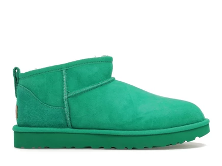 Женские угги UGG Classic Ultra Mini, изумрудные