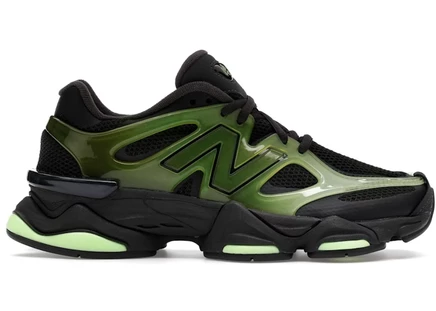 Кроссовки New Balance 9060 X, альпийско-зеленые/черные